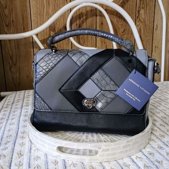 Adrienne Vittadini Designer Purse, Shoulder Bag, Crossbody Bag - Picture 2 of 16